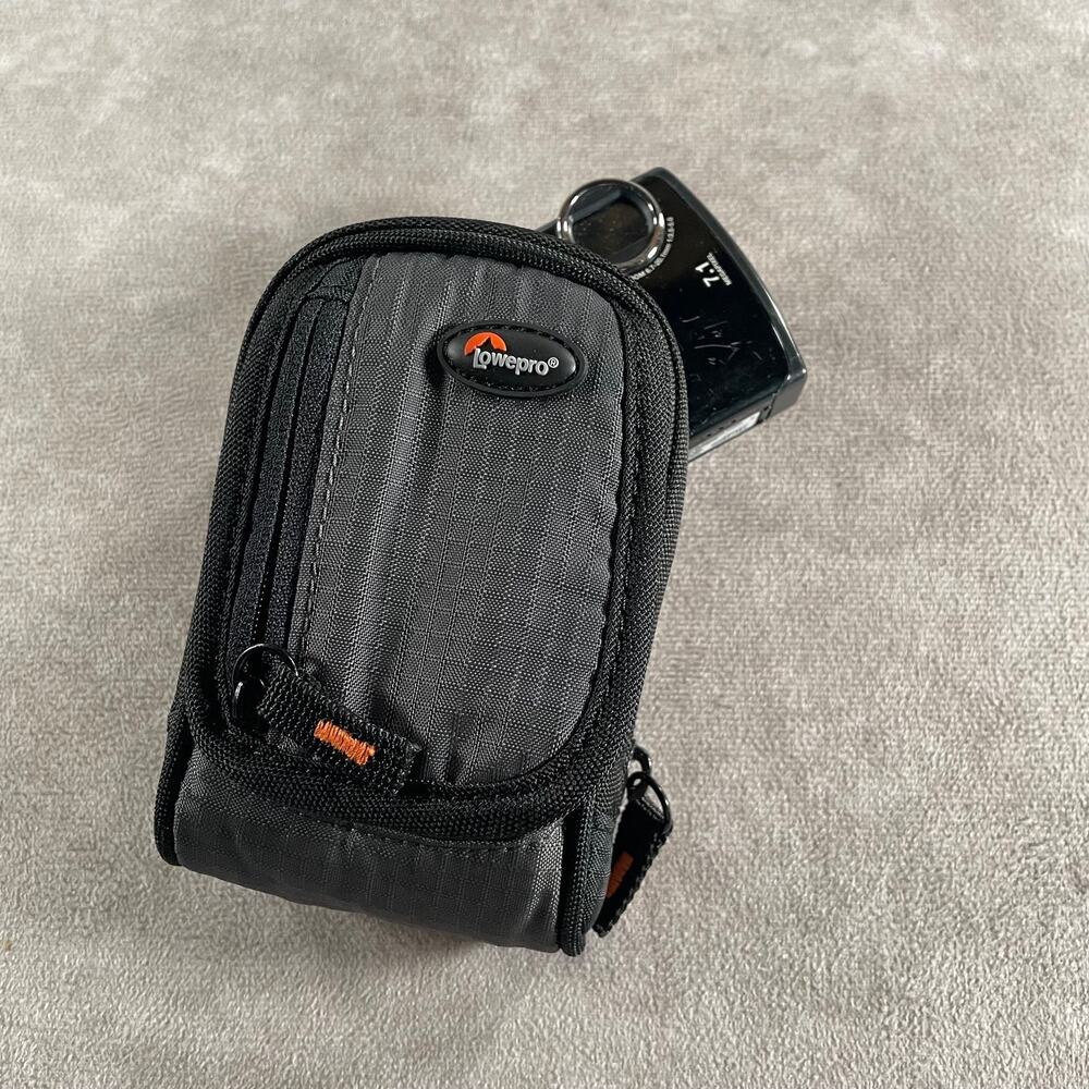 Vintage Lowepro Compact Camera Case Bag Black Digital Cam Sony Nikon Camera Case